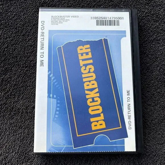 blockbuster dvd rental Case And DVD return to me David Duchovny Minnie Driver - Picture 2 of 7